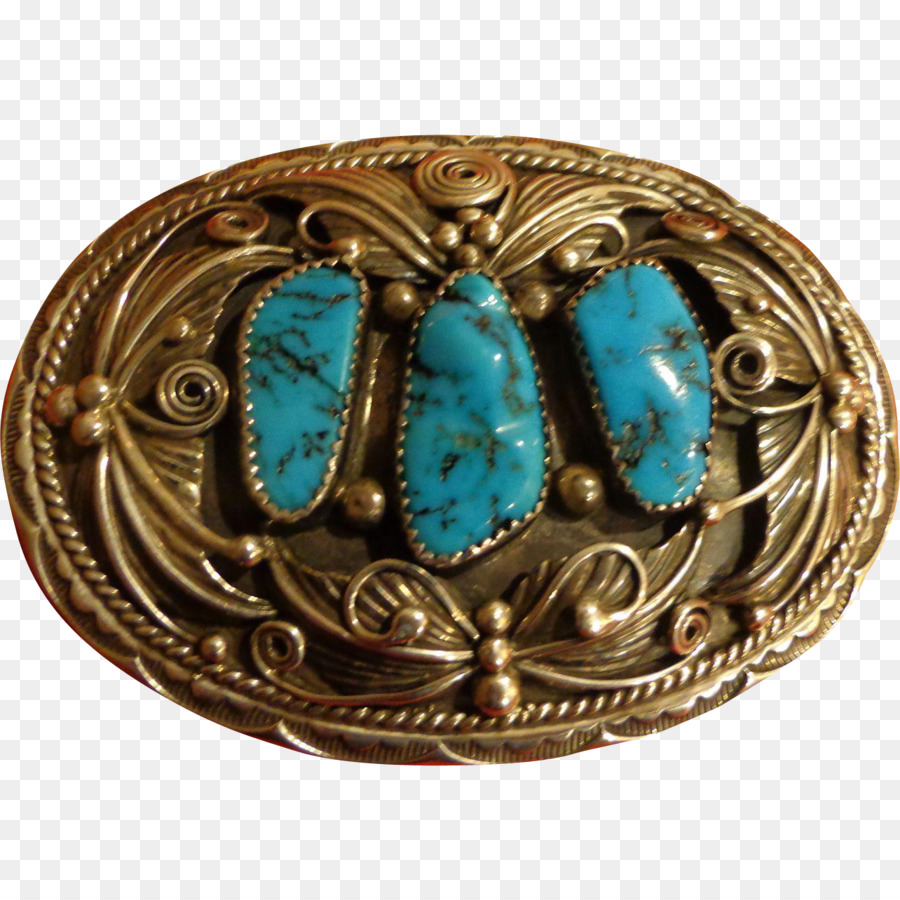 Broche Turquesa，Joyas PNG