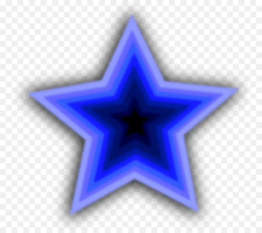 Estrella Azul，Brillo PNG