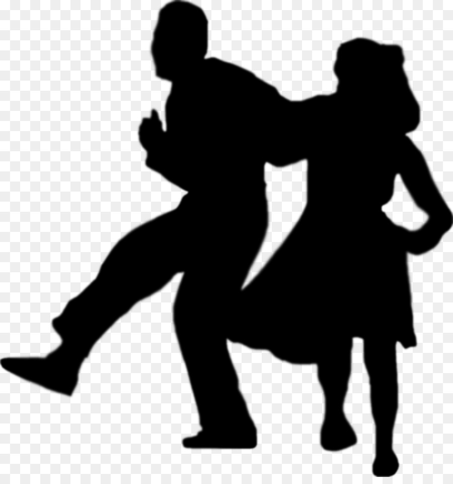 Pareja Bailando，Negro PNG