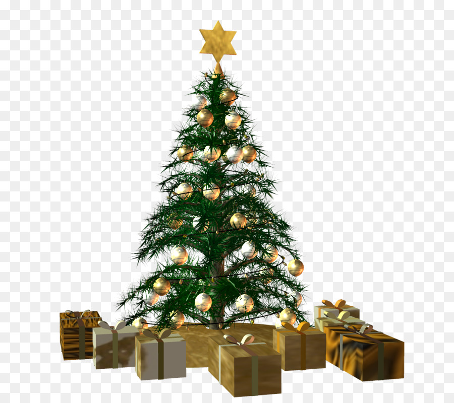 árbol De Navidad，Santa Claus PNG