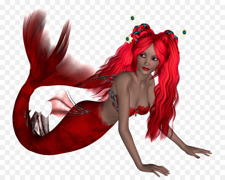 Sirena，Azul PNG