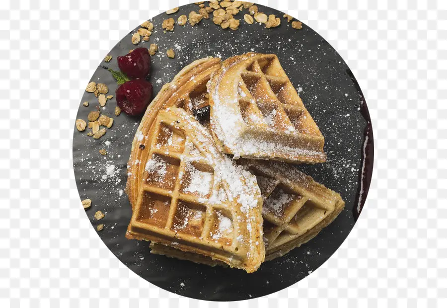 Waffle Belga，El Desayuno PNG