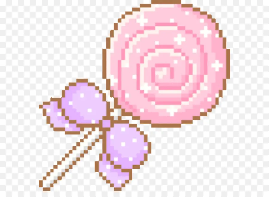 Piruleta Rosa，Dulce PNG