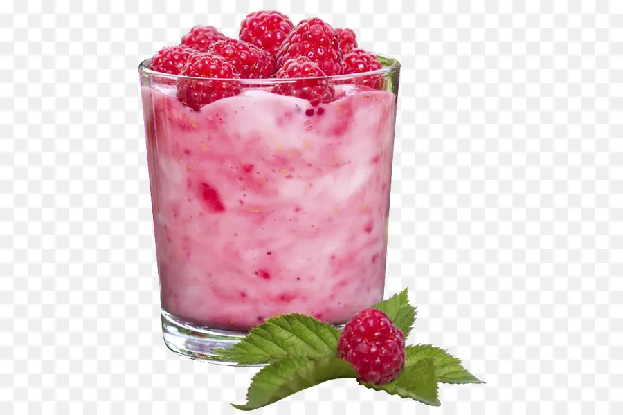 Yogur De Frambuesa，Postre PNG