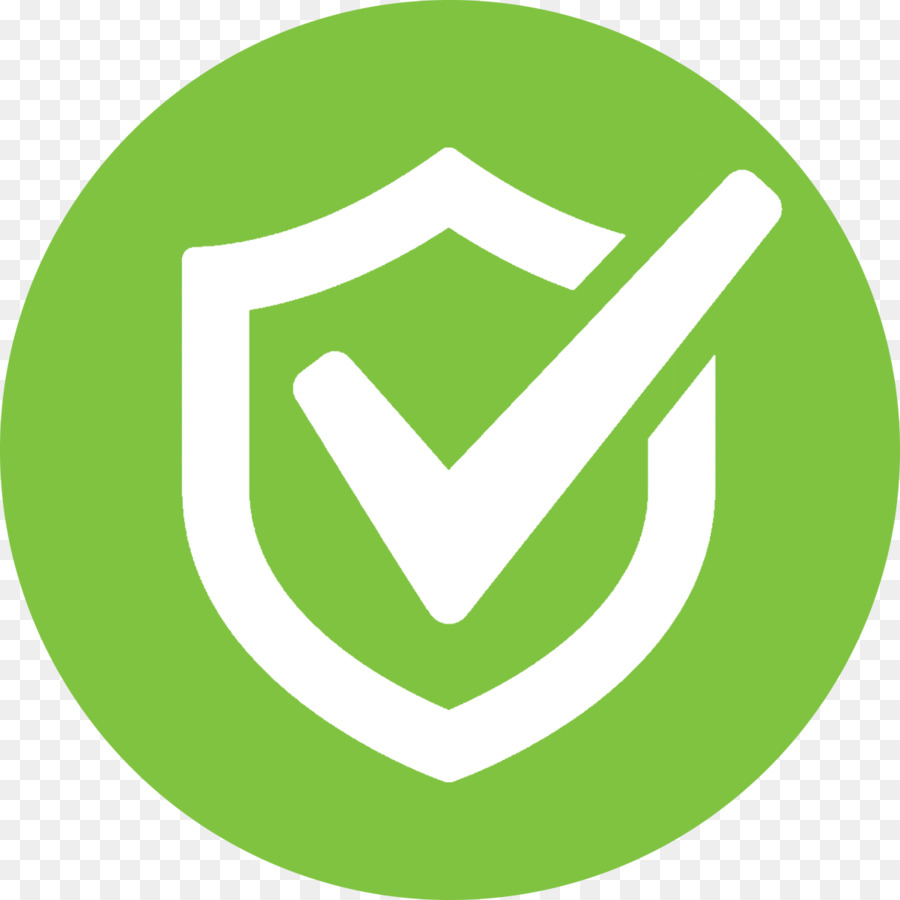 Escudo Verde Con Marca De Verificación，Protección PNG