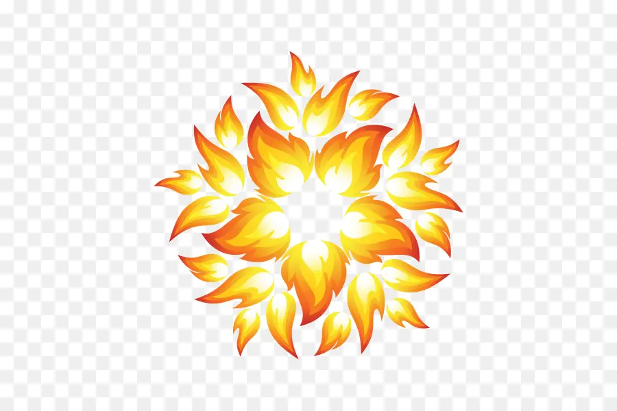 Fuego，Flor PNG