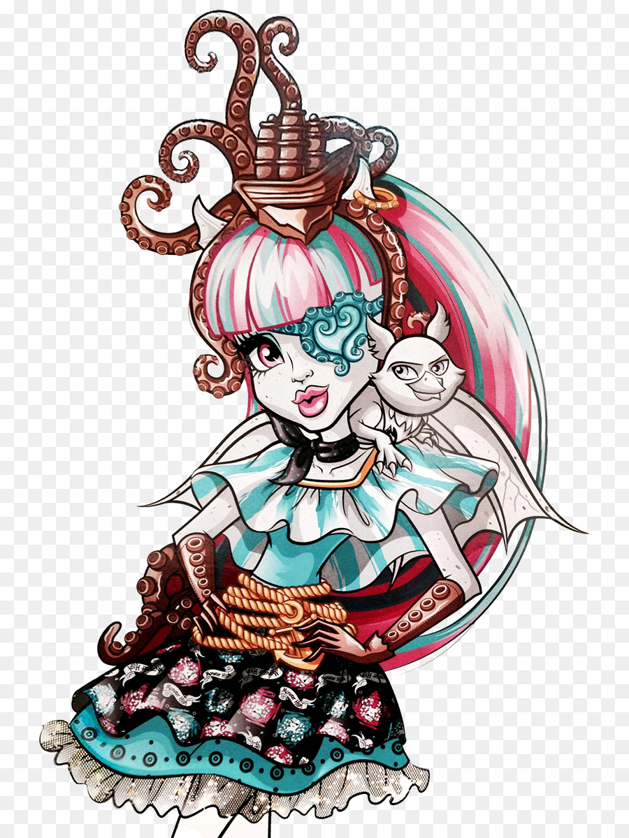 Monster High，Muñeca PNG