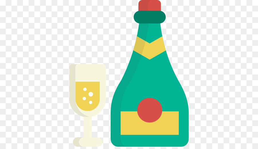 Botella De Champán，Vaso PNG