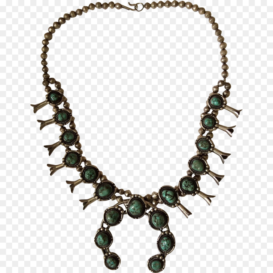 Collar De Piedras Preciosas Verdes，Cadena PNG