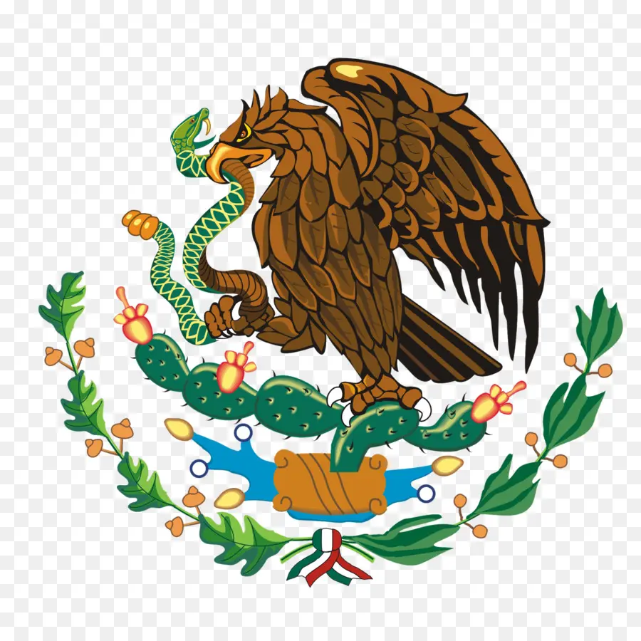 Emblema De La Bandera Mexicana，Águila PNG