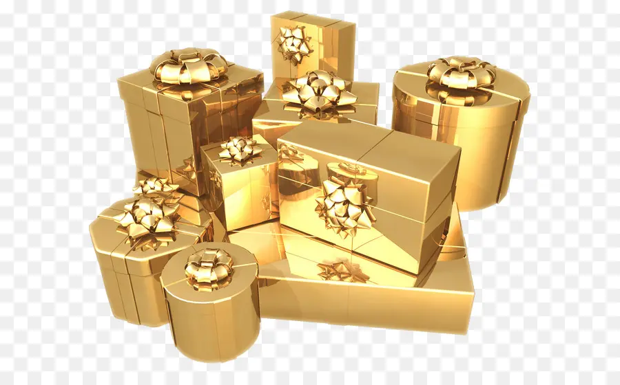 Regalos De Oro，Cajas PNG