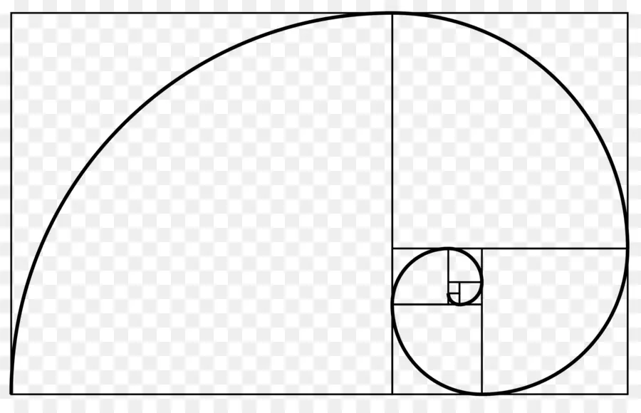 Proporción áurea，Espiral PNG