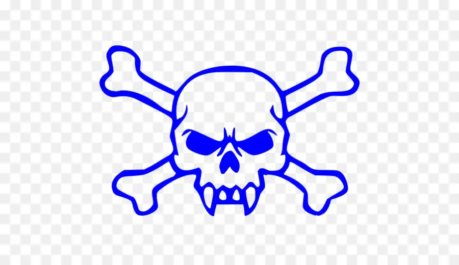 Cráneo，Cráneo Y Bandera Pirata PNG