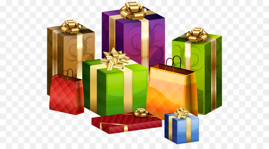 Cajas De Regalo，Envuelto PNG