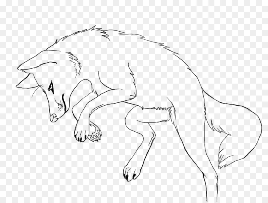 Border Collie，Arte Lineal PNG