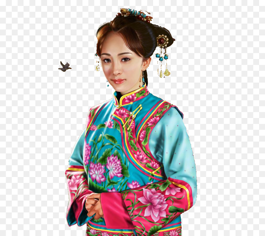 Geisha，Pintura PNG