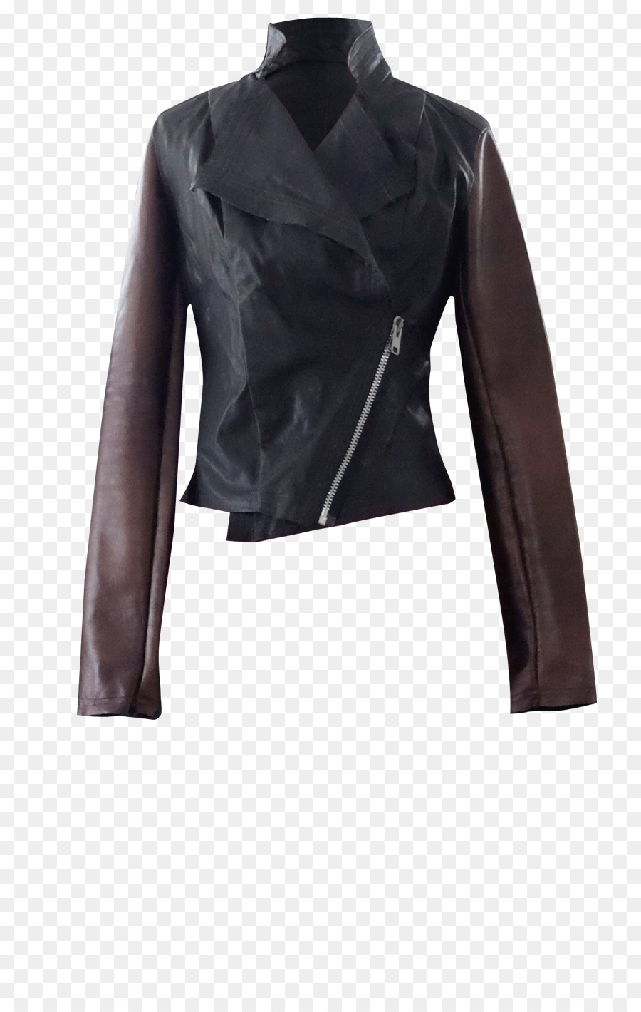 Chaqueta De Cuero Marrón，Cremallera PNG