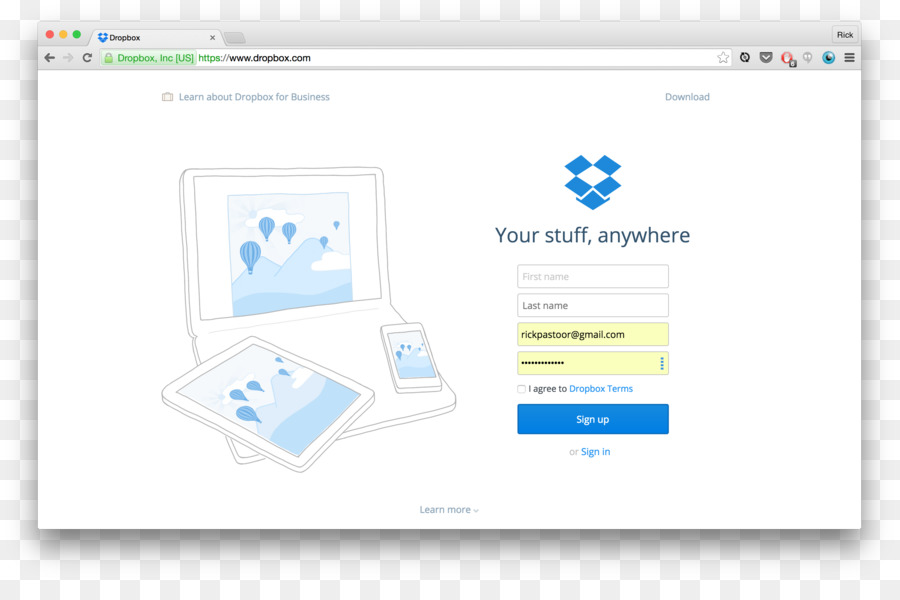 Dropbox，El Crecimiento De La Piratería PNG