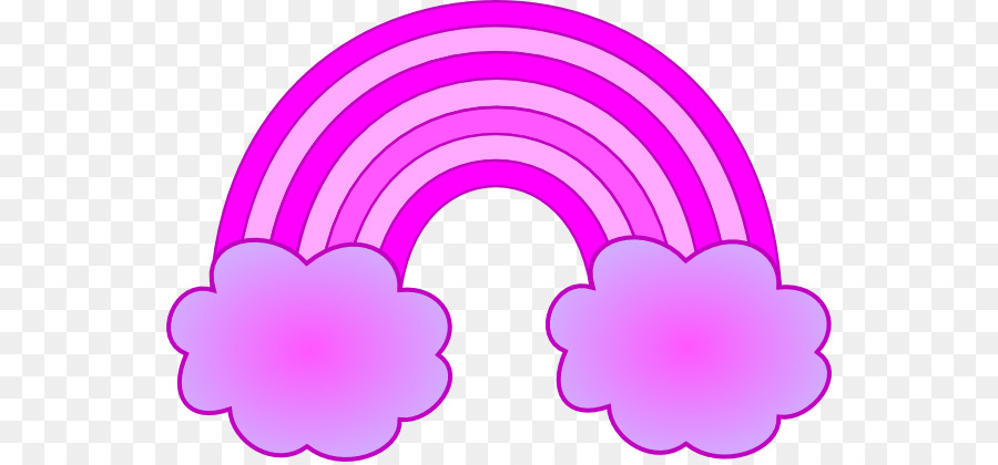 Arcoiris Rosa，Nubes PNG