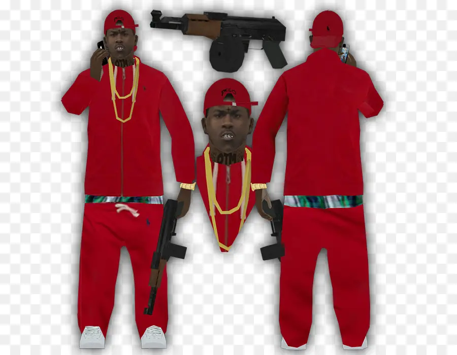 Personaje De Traje Rojo，Chándal Rojo PNG