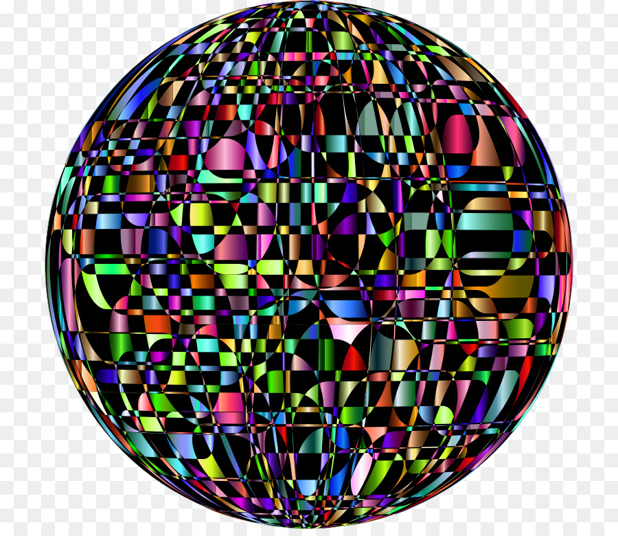 Esfera Colorida，Geométrico PNG