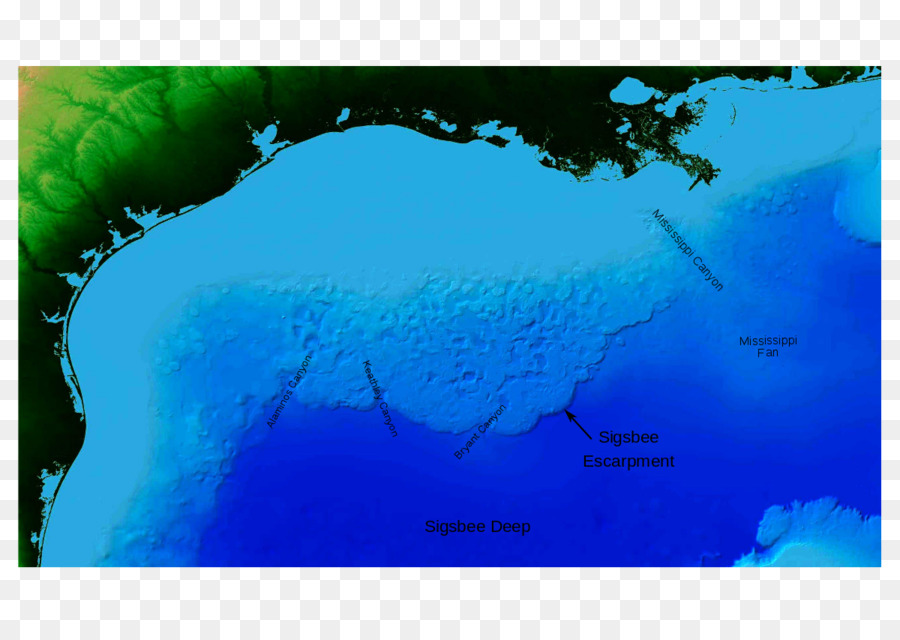 Golfo De México，Plataforma Continental Exterior PNG