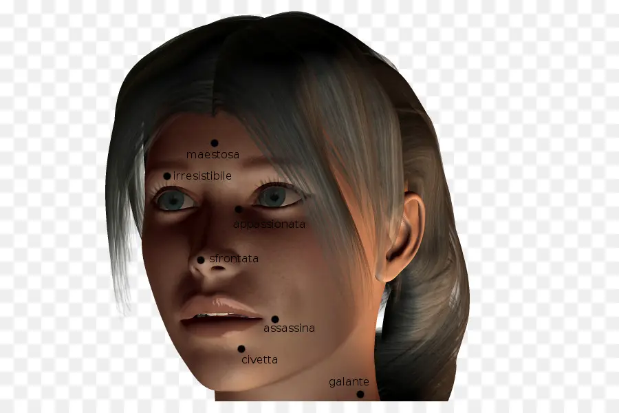 Cara 3d，Cabeza PNG