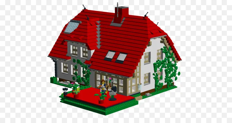 Casa Lego，Techo Rojo PNG