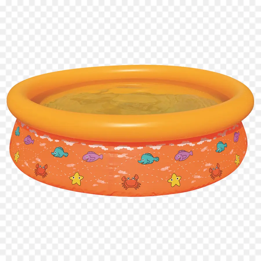 Piscina Inflable，Naranja PNG