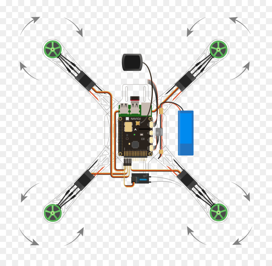 Quadcopter，Vehículo Aéreo No Tripulado PNG