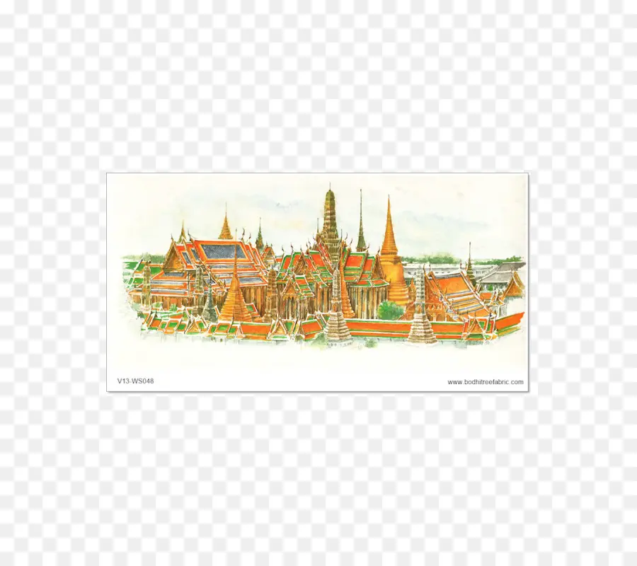 Templo Del Buda De Esmeralda，Tailandia Cuaderno De Dibujo De Retrato De Un Reino PNG