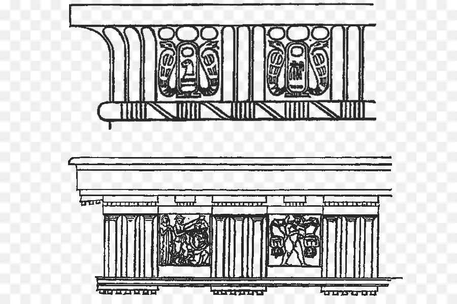 La Arquitectura，Entablamento PNG