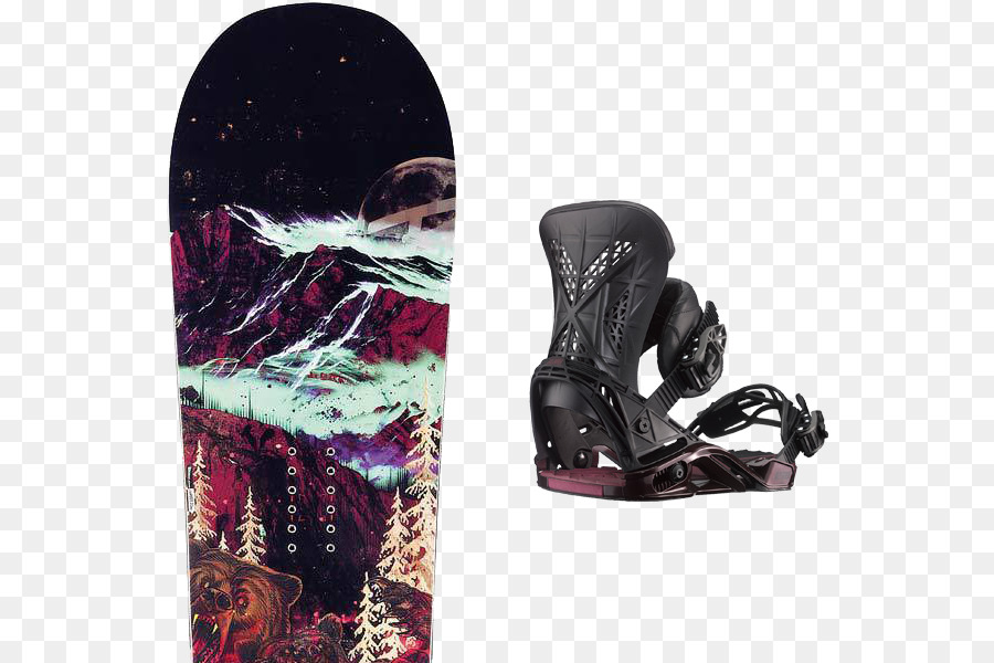 Snowboard Y Fijaciones，Invierno PNG