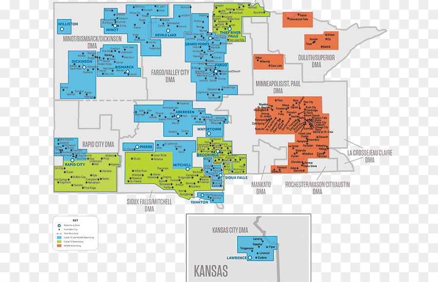 Dakota Del Norte，Mapa PNG