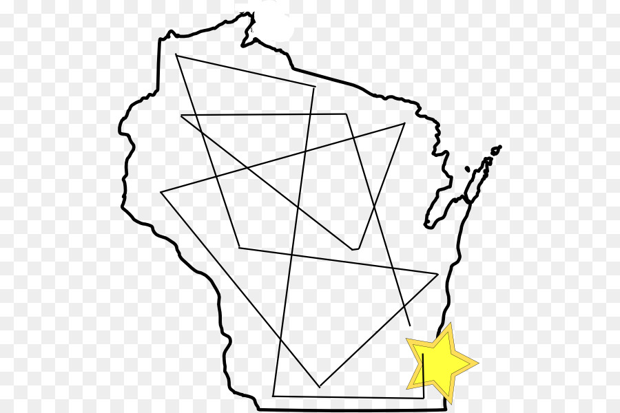 Wisconsin，Mapa PNG