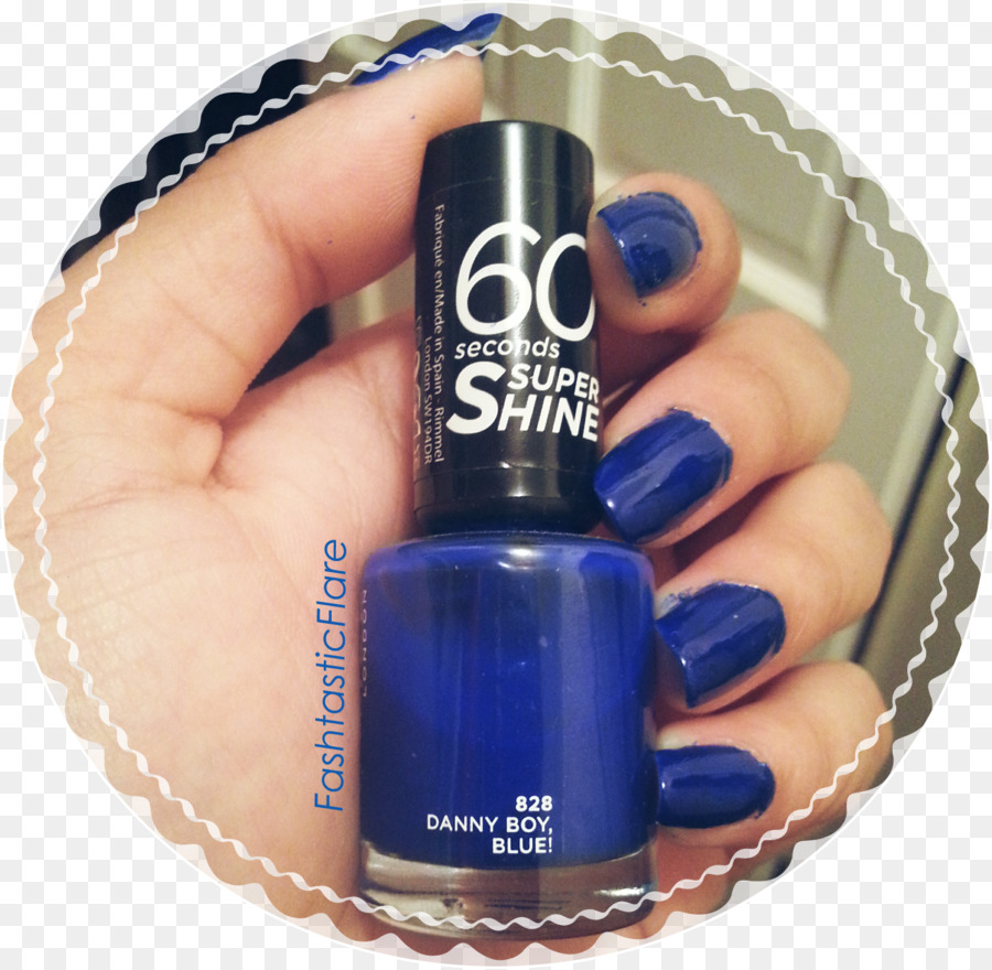 Esmalte De Uñas，Azul PNG