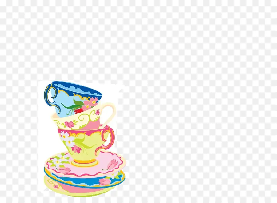 Tazas De Té，Apilados PNG