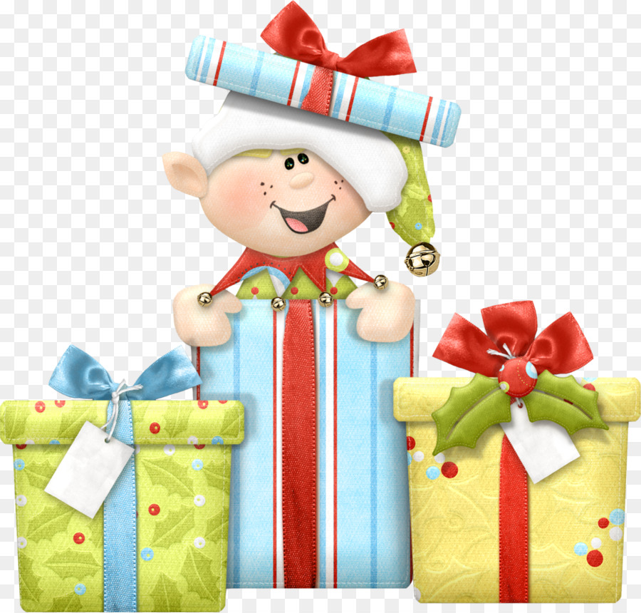 Elfo Navideño，Regalos PNG