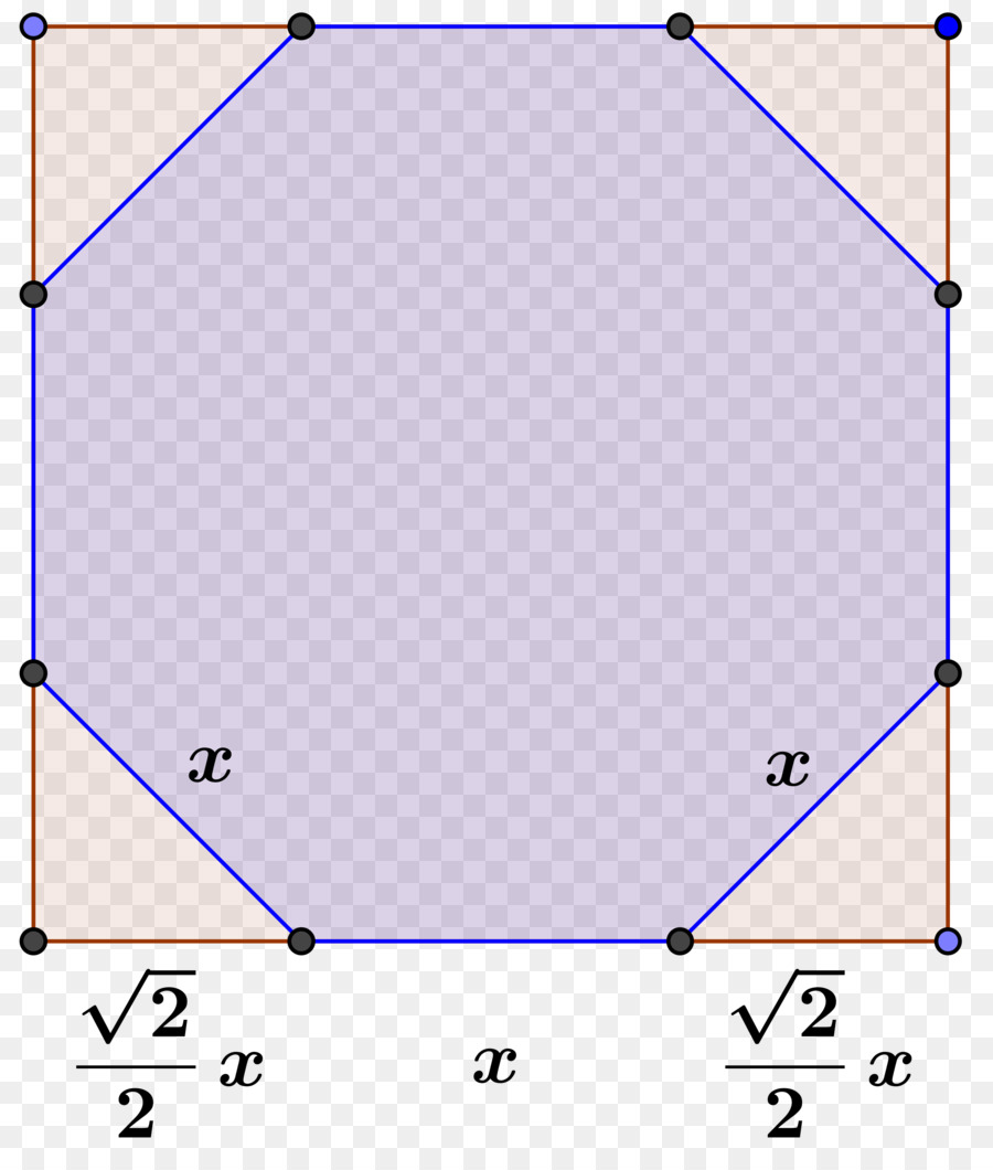 Octágono，Geometría PNG