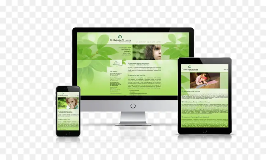 Sitio Web Responsivo，Diseño PNG