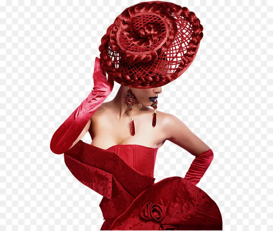 Mujer，Mujer Con Un Sombrero PNG