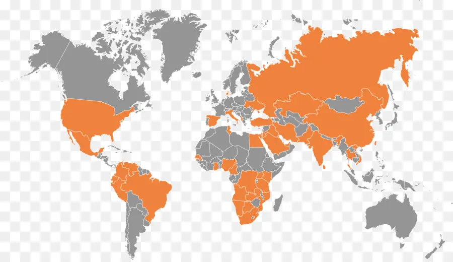 Mapa Mundial，Países PNG