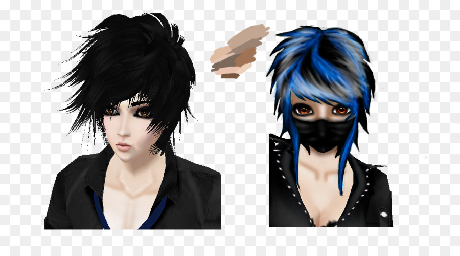 Personajes De Anime，Pelo Negro PNG