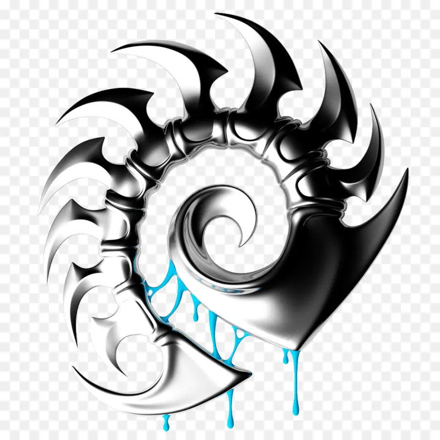 Símbolo Espiral，Metálico PNG