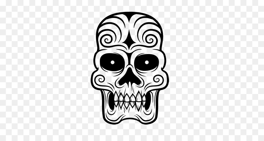 Calavera，Dibujo PNG