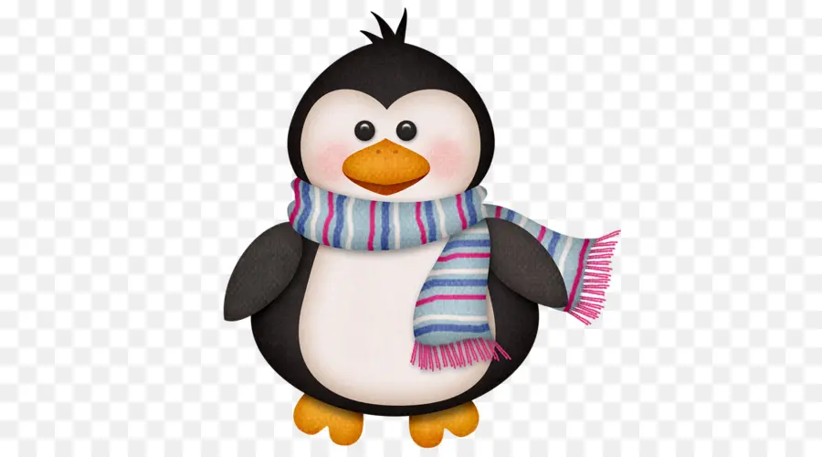 Pingüino，Bufanda PNG