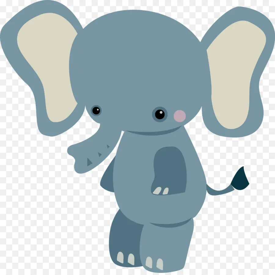 Elefante Azul，Sombrero De Fiesta PNG