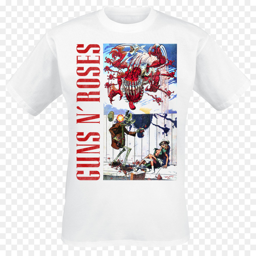 Camiseta，Guns N Roses PNG