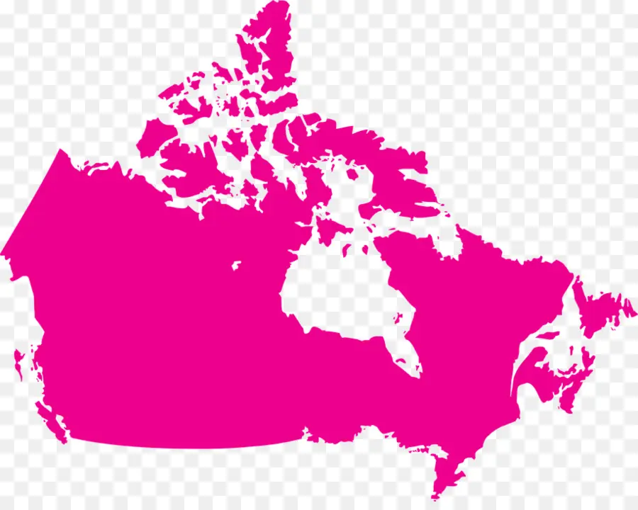 Canadá，Mapa PNG