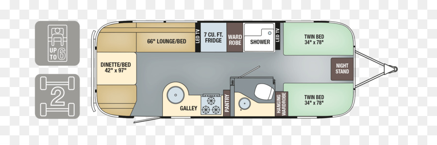 Diseño De Caravana，Plano De Planta PNG